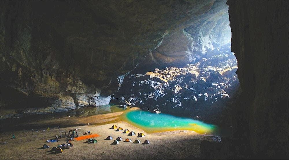 Camping inside En Cave allows adventurers to experience the cave&rsquo;s vastness and tranquility in a deeply personal way that day trips cannot offer